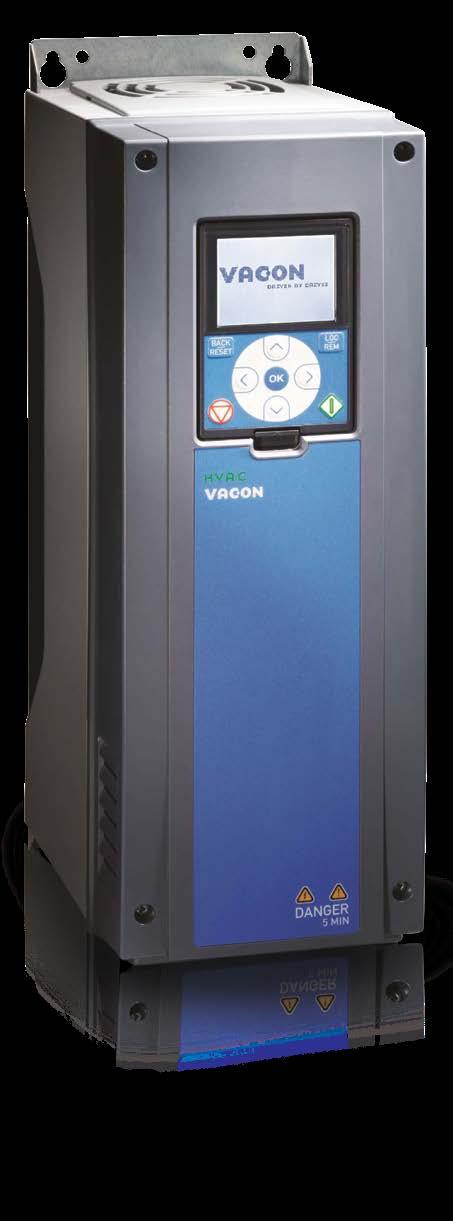 The VSD can be factory preconfigured to suit an extensive range of sensors and specific applications, transforming the Blue Rhino into an energy