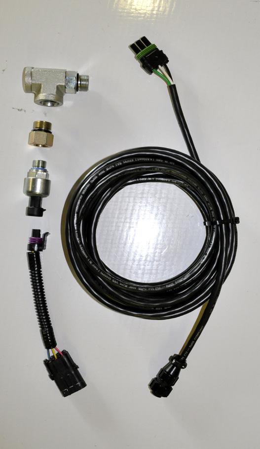 Connect harness to main insight wiring (4 pin round AMP connector) For Gleaner MY98-09, Massey Ferguson and Challenger 5x0C 12.