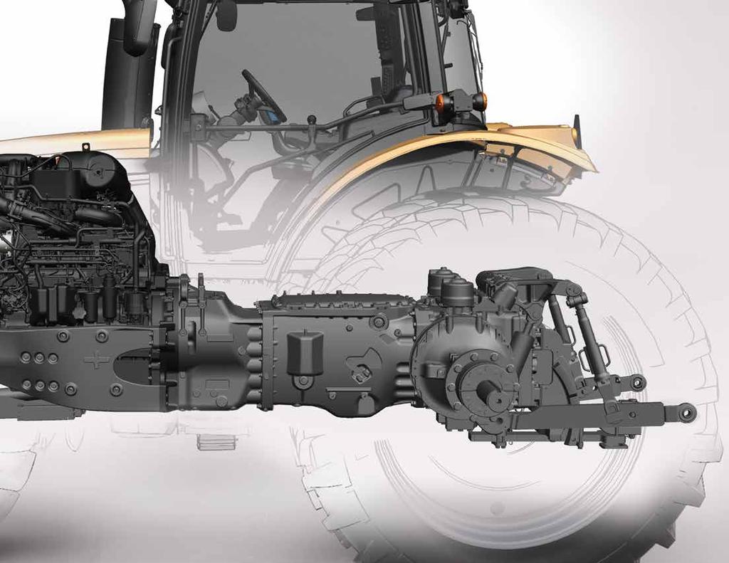 The in-line positioning of our engine and transmission allows for a much simpler CVT design that