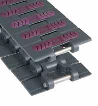 Straight Run Heavy Duty Supergrip Pag. 60, 70 Plastic TableTop Chains with RubberTop Magnetflex Heavy Duty Supergrip Plate Thickness mm inch kg/m N (21 C) mm mm PBT HDS 450 SG 780.31.42 114.3 4.50 1.