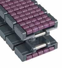 60, 70 Plastic TableTop LBP Chains Sideflex Plate Thickness mm inch kg/m mm N (21 C) mm mm XL-cetal HDFM 750 LBP 752.88.13 190.5 7.