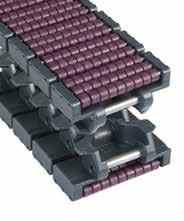 70 Plastic TableTop LBP Chains Sideflex Plate Thickness mm inch kg/m mm N (21 C) mm mm XL-cetal HDF 750 LBP 752.89.13 190.5 7.50 4.