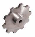 ZN 1700 GG1757 Sprocket Type Number of Teeth Bore B Pitch E Outside F Width (Teeth Ring) Hub Width Hub H mm mm mm mm mm mm Classic Zinc Plated Steel Idlers - ZN 1700 Metric Bores ZN1700 10-20