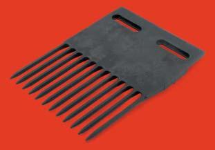 9200-SERIES pag. 183 pag. 213 CLASSIC FINGERPLATE Comb fingerplate with M6 screw and caps Code nr.