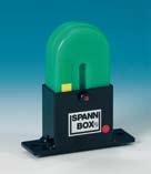 Spann-Box size 1 with semi-circular profile 40mm 67mm Applications For restricted installation spaces Tensioning pressure choice of light or heavy spring force easier assembly thanks to mounting