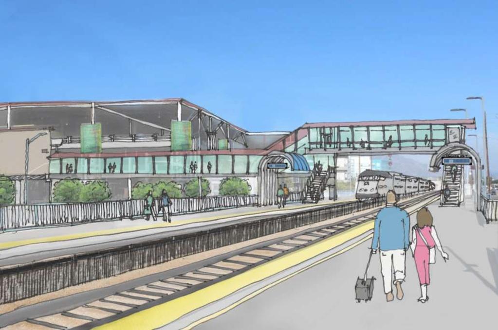 Amtrak Proposed Improvements: New Hollywood Way Metrolink Station North Transit Hub New