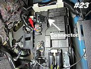 Final wiring in passenger compartment: The long black wire that you routed through the firewall earlier must now to routed over the center console to the passenger side of the vehicle. 1.