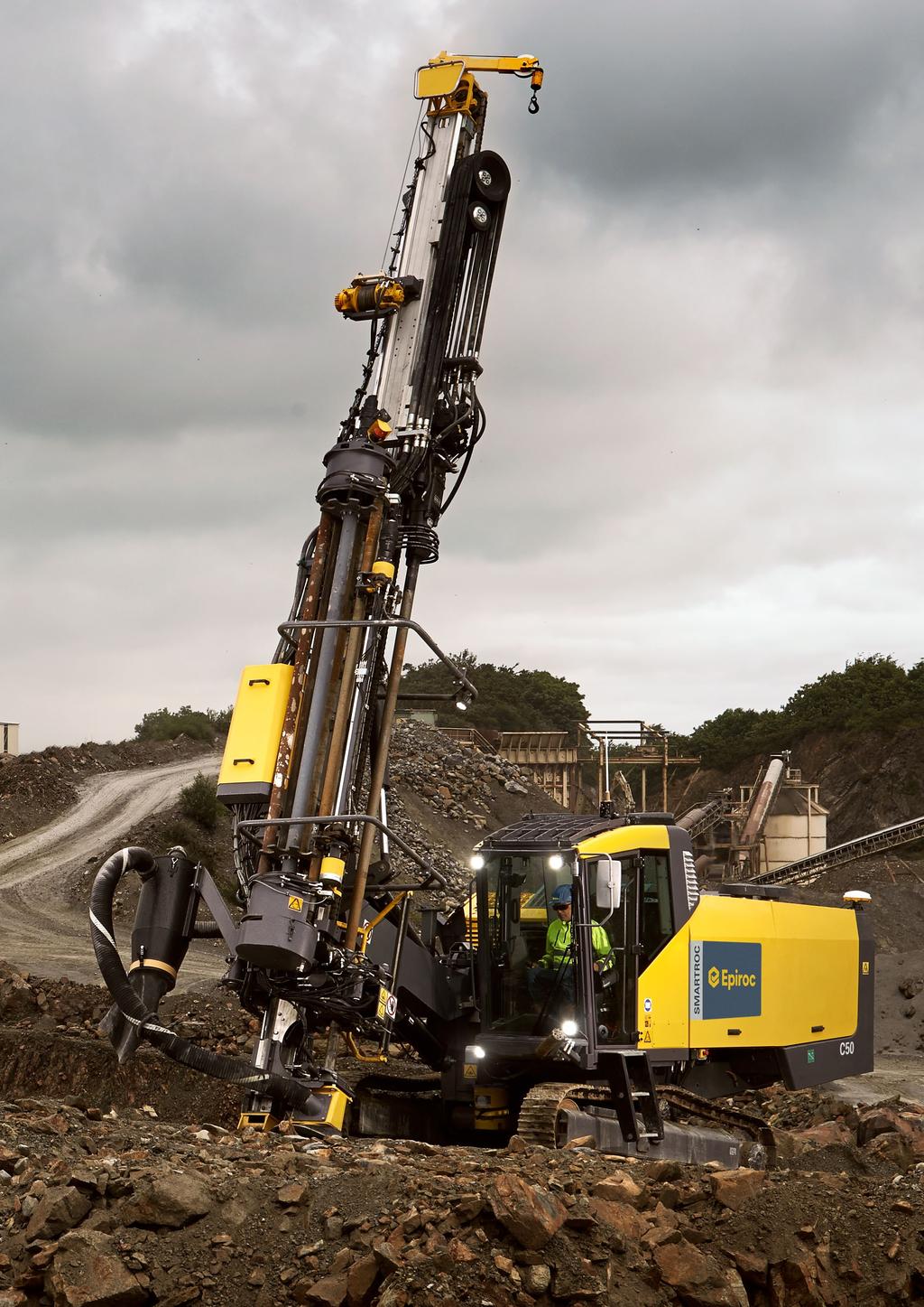SmartROC C50 Surface drill rig for quarrying, mining