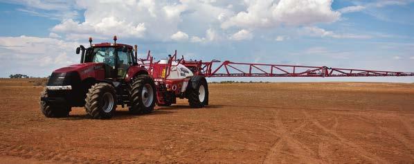 sprayer and an exceptionally smooth ride 0/0R x 4 single wheels provide a huge footprint to minimise compaction and further enhance ride quality Heavy duty drawbar with an innovative Air Ride Drawbar