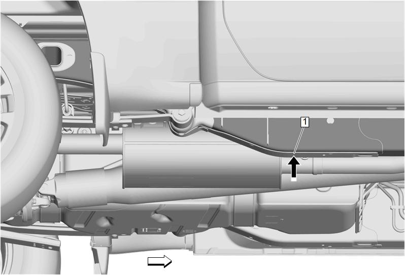 Rear Position Frame Contact Hoist Note: The rear hoist pads must not contact the body rocker panels or the floor pan.
