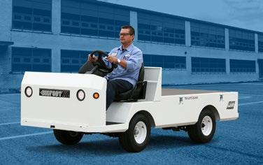 UV UTILITY VEHICLES Increase production while reducing your operating and maintenance costs with these specially designed outdoor electric utility vehicles.