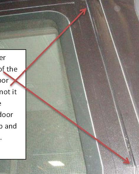 If it is not it may require a door frame adjustment to allow the door to seal properly
