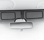 Set the position of the selected door mirror: 1. Left hand door mirror. 2. Right hand door mirror. Move the control in the four directions to set the position.