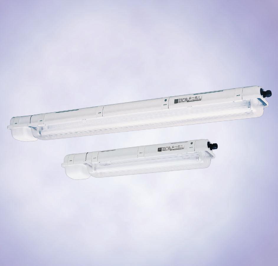 7 Lighting Technology Emergency Light Fittings for Fluorescent Lamps Series ECOLUX 6608 The single-battery-supplied emergency lamps of the ECOLUX 6608 lighting series are employable as safety