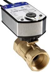 These bidirectional actuators are used to provide accurate positioning on Johnson Controls VG1000 Series 1-1/4,1-1/2, and 2 in. (DN32, DN40, and DN50) ball valves in HVAC applications.