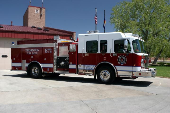 City of Thornton Fire Engine 72 2007 Spartan Smeal This engine is a twin to Engine 73 and like all Thornton engines carries the same basic complement of equipment.