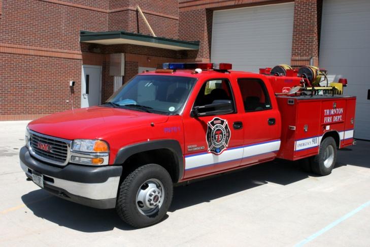 City of Thornton Utility 70 2002 GMC The Utility is assigned to Station 5 to transport Specialty Equipment to emergency scenes.