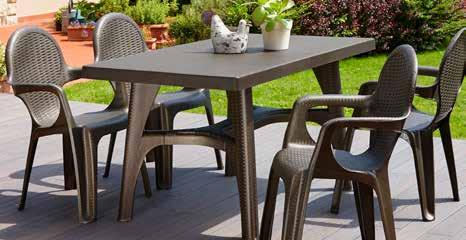 OUTDOORFURNITURE Our outdoor furniture range has been extended for 2017.