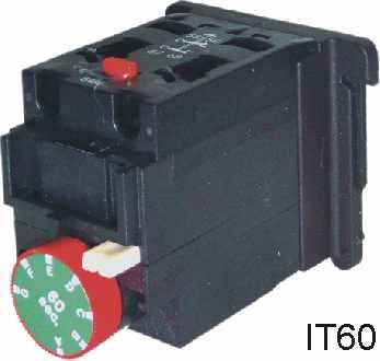 ACCESSORIES FOR CONTACTORS SERIES HR IT60 IR IR INSTANTANEOUS AUXILIARY CONTACT BLOCKS fix the p of the contacrs Ie TYPE Contacts AC-5 diagram thermal EN 60947-5- IEC947-5- 0V 380V Ith 40V 45V 500V 3