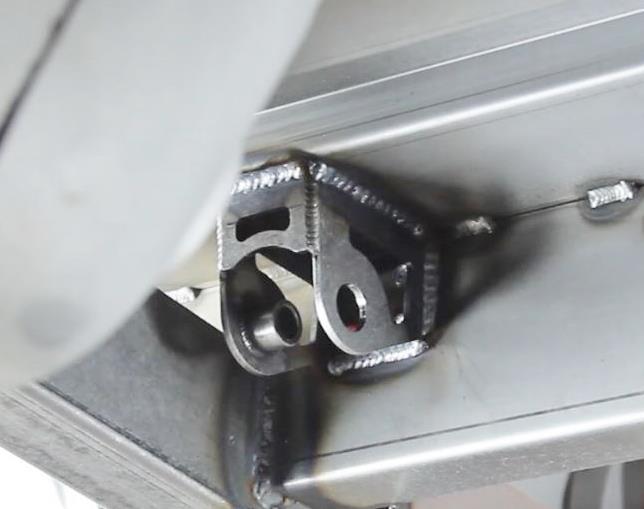 Figure 25 Locate Centerline on Cross-Member 31. Locate the left and right hand upper shock mount.