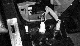 UPON CLUTCH PEDAL DEPRESSION C14 TACOMA/TUNDRA COCKPIT FIGURE 7 7) LOCATE DRIVER SIDE J/B AS ILLUSTRATED IN FIGURE 8.
