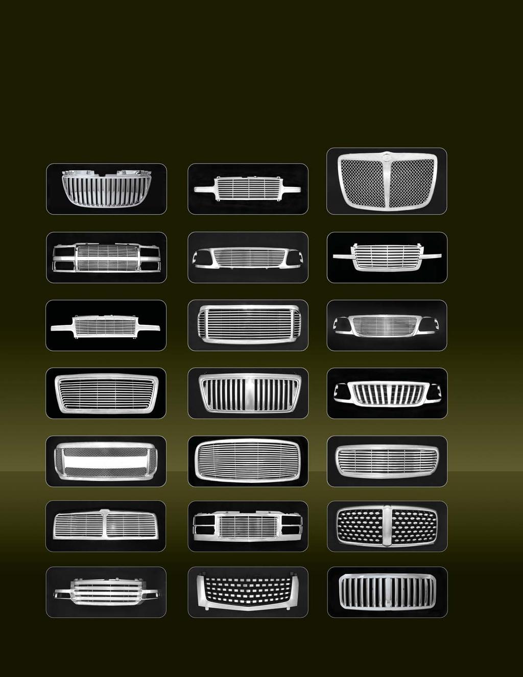 PERFORMANCE GRILLES Bully s new performance grilles and bumper fillers offer a new way to enhance your vehicles appearance with a styledchrome look.