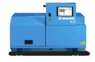 The BOGE K series is the ideal solution for fluctuating compressed air demand regardless of whether used as a basic load or peak load