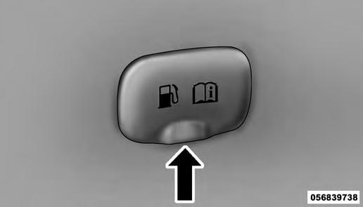 Follow the steps below to open the fuel door in case of an emergency: 1. Open the trunk. 2. Remove the access cover (located on the left side inner trim panel).