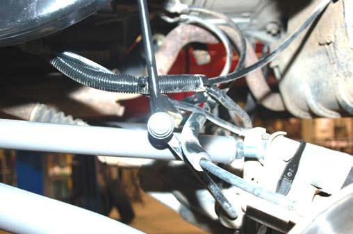 Assemble the new sway bar links with the supplied 10mm sleeves. 84.