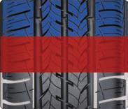 Highly economical due to long service life. A flat tyre contour and a low-wear compound increase the ground contact area and results in even, reduced wear.