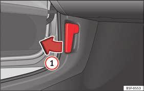 The rear lid can be unlocked manually from inside in the event of an emergency.