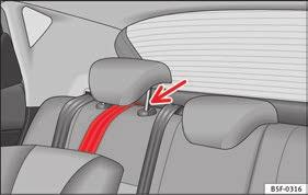 Pull on both sides of the child seat to ensure that it is properly anchored. Child seats with the ISOFIX and Top Tether* attachment system are available from Technical Services. Fig.