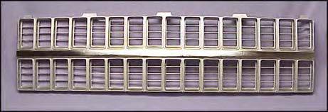 95 EA FG-8107 81-82 GRILL INSERT-USED WITH CHROME MOLDINGS.