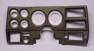 CAB SECTION - DASH BEZELS 75-77 DASH BEZEL DASH BEZEL 81-8 81-87 WITH AC 31 CAN BE USED ON 78-80 PICKUPS WHEN LOWER COLUMN CAP FROM 75-77 IS USED 75-77 WITH AC CDB - 8101 CDB