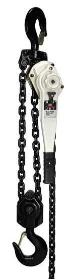 MATERIAL HANDLING - Lever Hoists JPNX Series Lever Hoists Robust cast handle for the big jobs Premium grade lever hoist designed for commercial and industrial applications 1/2-ton, 3/4-ton,