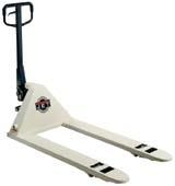 MATERIAL HANDLING - Warehouse / Dock J Series Pallet Trucks JTX Series Pallet Truck 5,000 pound capacity High quality welded steel construction with a durable powder coat finish 2-1/2" low profile