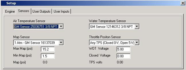 Closed Voltage Closed Voltage is the TPS voltage when the throttle is in the full closed position.