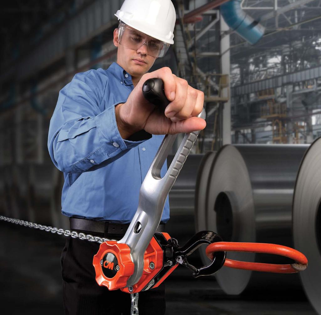 Ergonomic Design Delivers Optimal Operator Safety Hoist design allows the operator to work in a safe and ergonomic position.