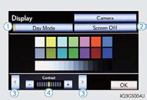 5) Display Press the MENU button on the Remote Touch and select Display on the Menu screen.