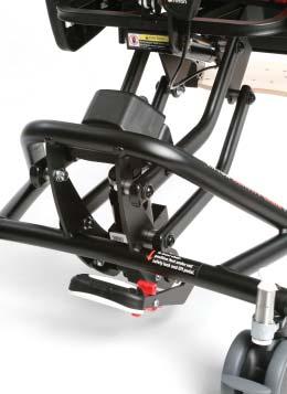 Hi/Lo base Large & medium chair seat height (R850 & R870) To adjust seat height, use foot pedal located at rear of chair.