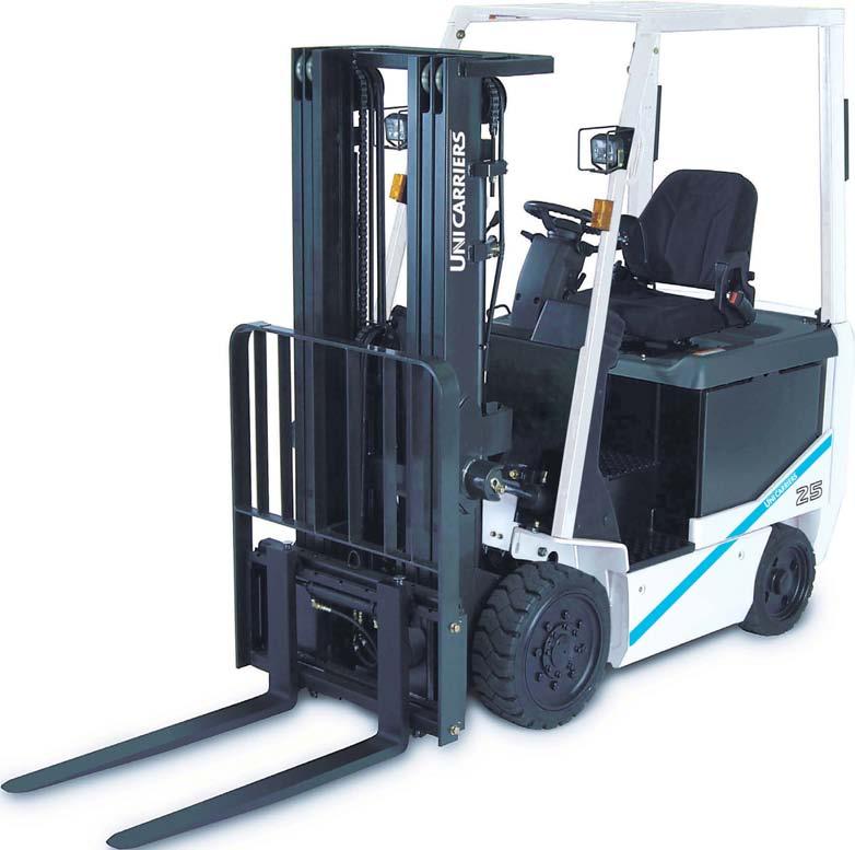 If an operator continues to use the forklift and battery voltage reaches the preset limit, the forklift