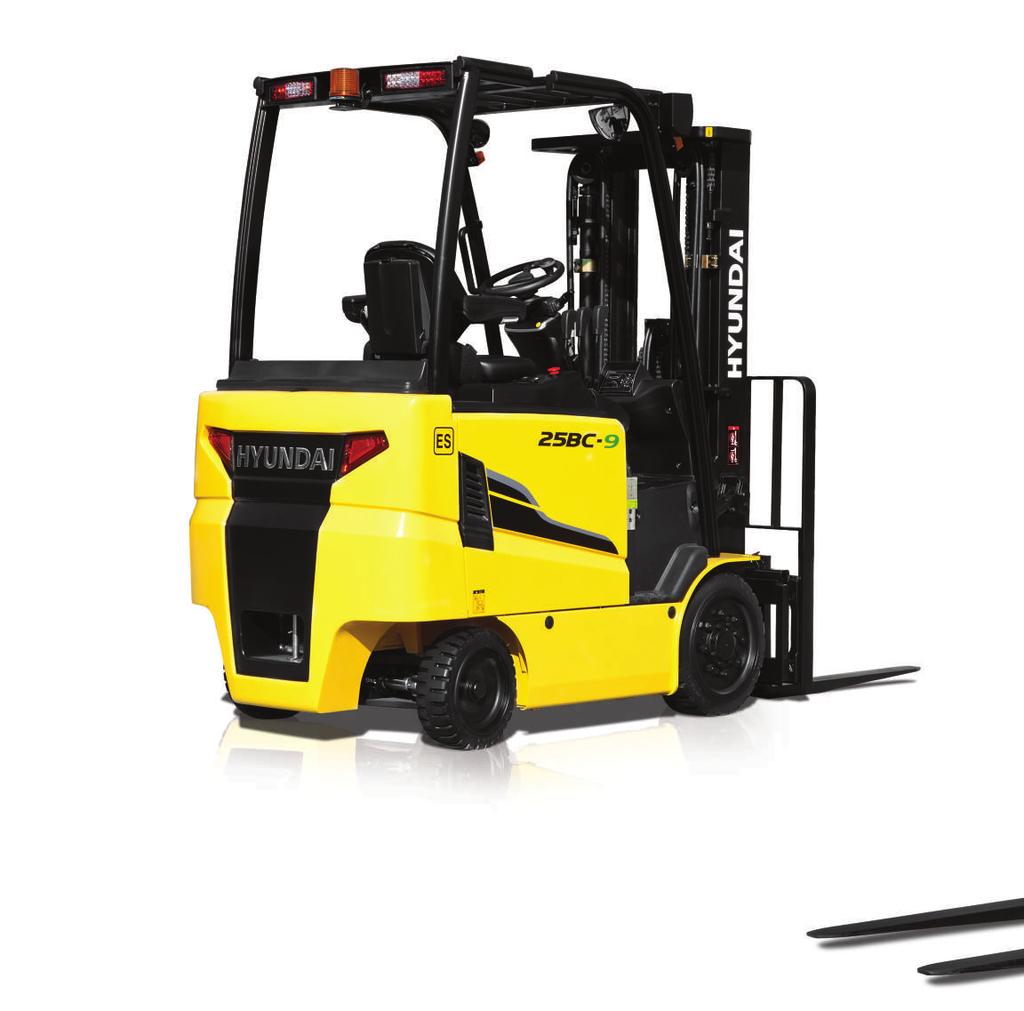 Your satisfaction is our priority! Hyundai introduces a new line of 9-series battery forklift trucks.