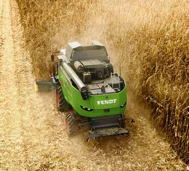 harvesting. For enhanced grain separation, the universal segment has a wire spacing of 24 mm at the rear.