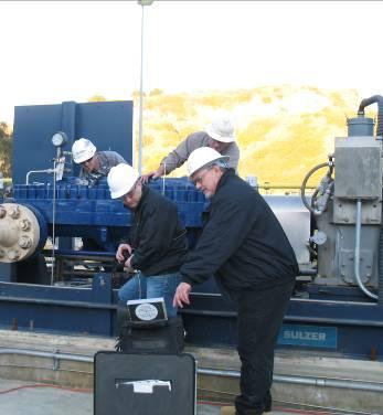 internal pump inspection in the field.