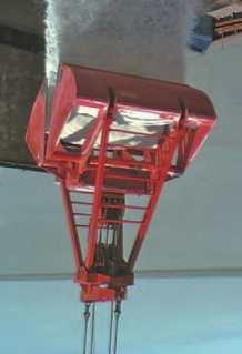 between dead weight and crane capacity and also require low