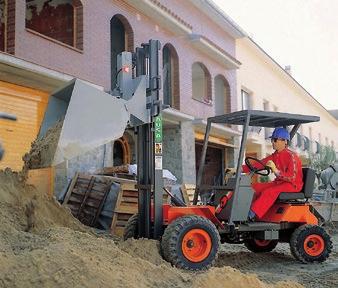 ADVANTAGES LOWEST INVESTMENT The RT forklift with the lowest buying investment.