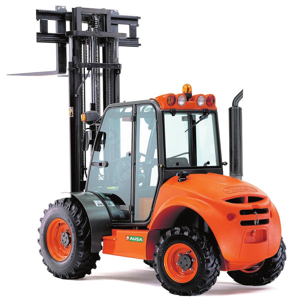 ADVANTAGES ADAPTABLE The only 2/2,5 ton rough terrain and semi-industrial forklift with two possible axles widths (from 1,52m up to 1,80m).
