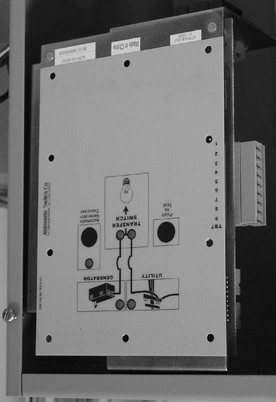 INSTALLATION Installation of the ASCO Series 165P Power Transfer Load Center must be performed by a licensed electrician.