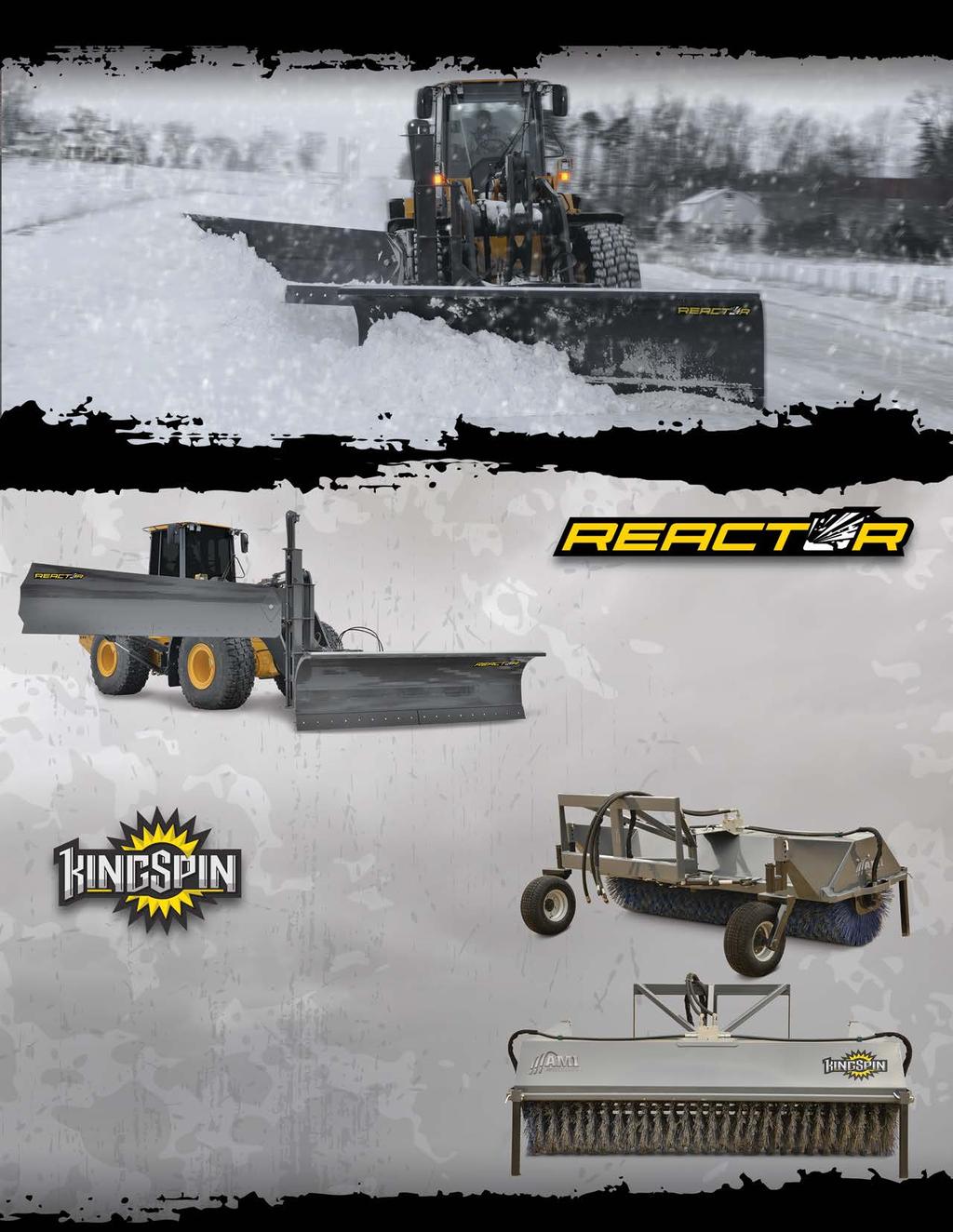 HYDRAULIC WING BLADE When it comes to leading-edge versatility during the harshest winter conditions, look no further than the AMI Snowblades Wheel Loader Hydraulic Wing Blade.