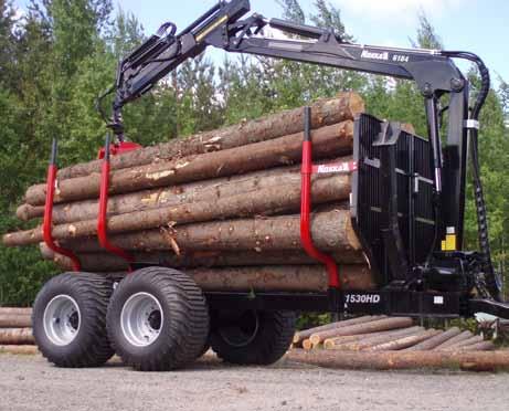 FOREST LINE MV 1530+HD Four-wheel drive makes this a great workhorse for professional use Loading capacity: 15 t Hydraulic drawbar with 2 cylinders MV